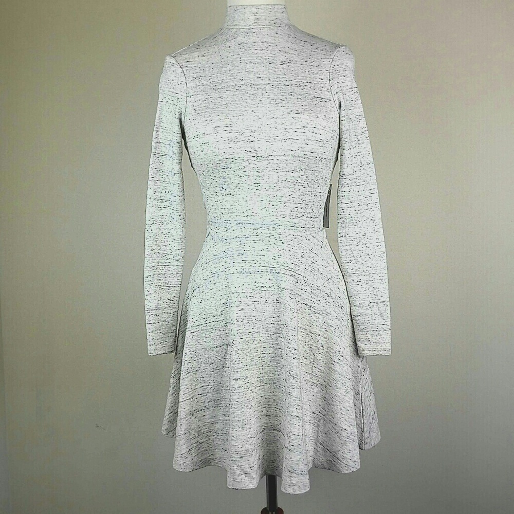 American Apparel Violet Backless Skater Dress